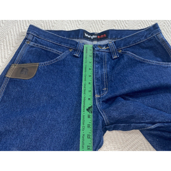 Wrangler Riggs Workwear Heavy Duty Denim Jeans Men 33 x 30 Western Chore Cowboy - Picture 5 of 9